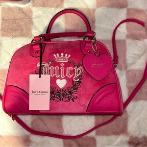 Juicy Couture Velour Pink Bag